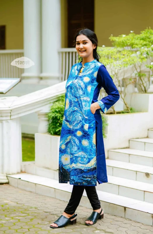 Starry Night Women kurti