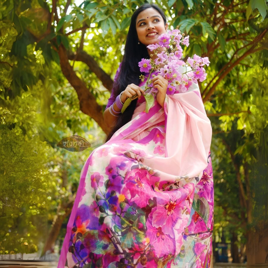 Zarul Flower Saree