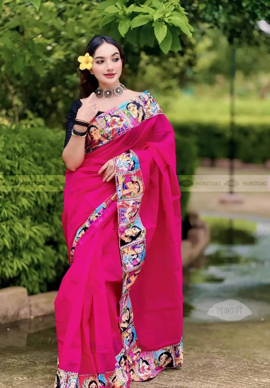 Madhubani  Paint Saree